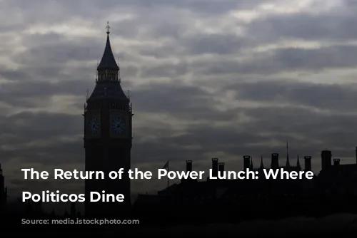 The Return of the Power Lunch: Where London’s Politicos Dine