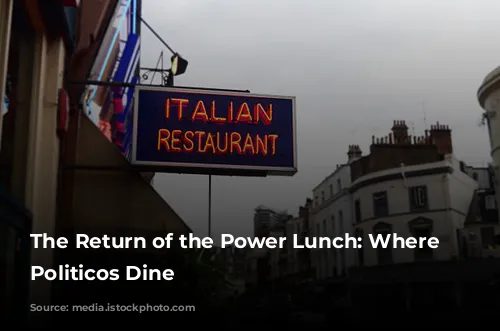 The Return of the Power Lunch: Where London’s Politicos Dine