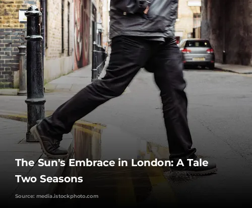 The Sun's Embrace in London: A Tale of Two Seasons