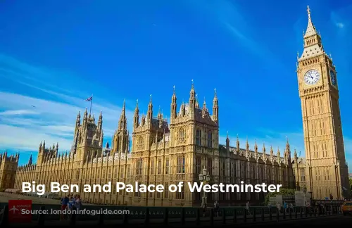 Big Ben and Palace of Westminster London.