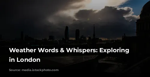 Weather Words & Whispers: Exploring Weather in London