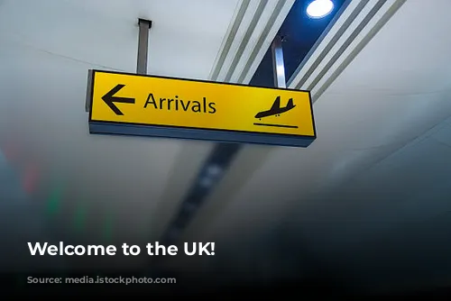 Welcome to the UK!