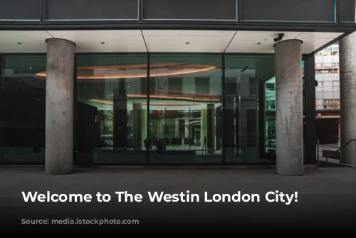 Welcome to The Westin London City!