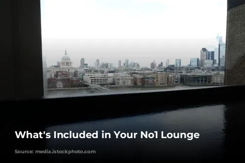 What's Included in Your No1 Lounge Experience?