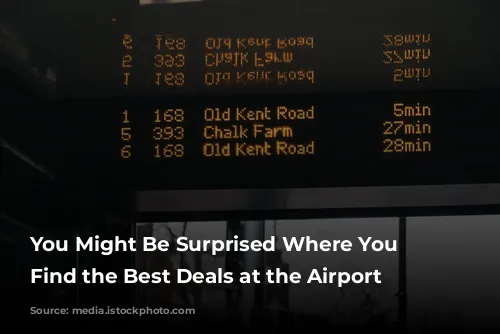 You Might Be Surprised Where You Can Find the Best Deals at the Airport