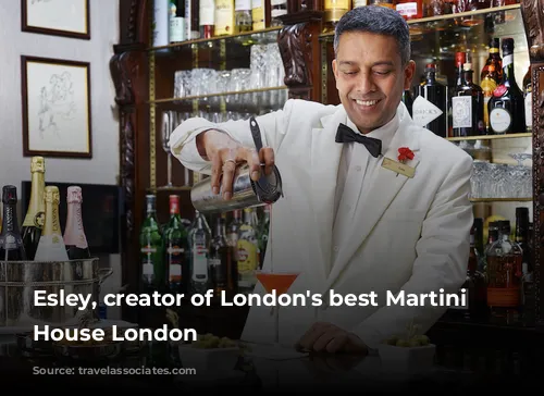 Esley, creator of London's best Martini Egerton House London