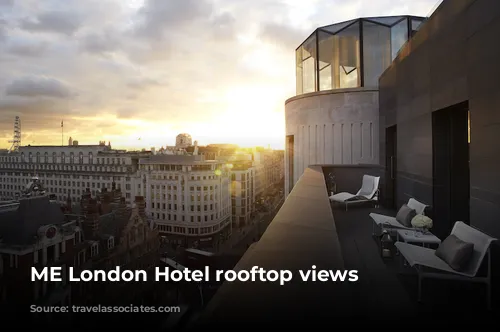 ME London Hotel rooftop views