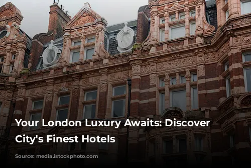 Your London Luxury Awaits: Discover the City's Finest Hotels