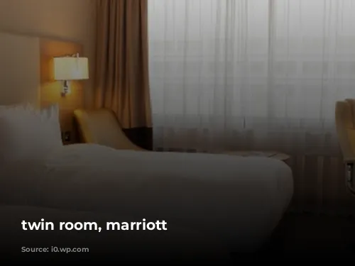 twin room, marriott