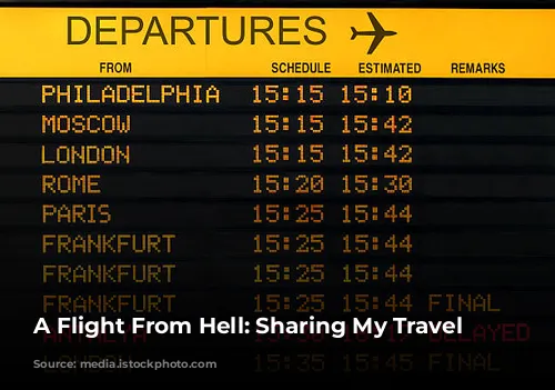 A Flight From Hell: Sharing My Travel Mishaps