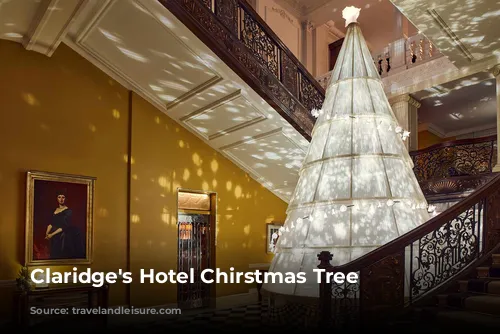 Claridge's Hotel Chirstmas Tree