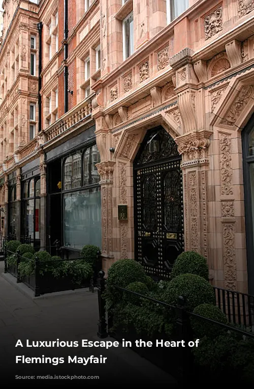 A Luxurious Escape in the Heart of London: Flemings Mayfair