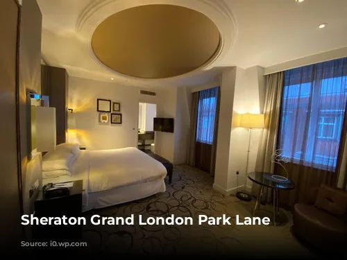 Sheraton Grand London Park Lane Bedroom 