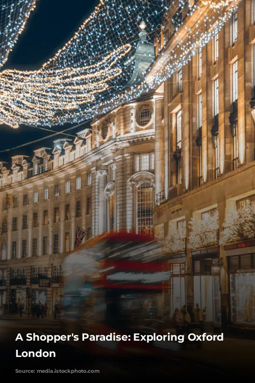 A Shopper's Paradise: Exploring Oxford Street, London