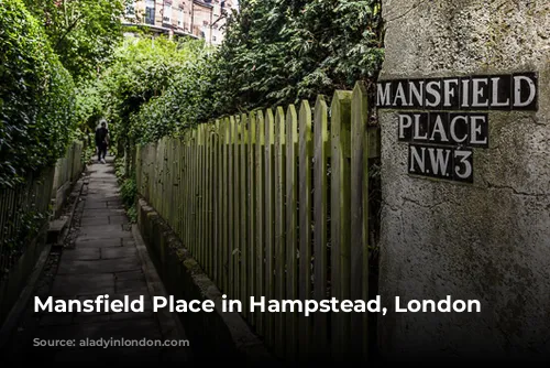 Mansfield Place in Hampstead, London