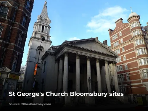 St George's Church Bloomsbury sites