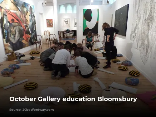 October Gallery education Bloomsbury