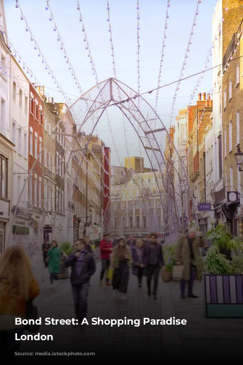 Bond Street: A Shopping Paradise in London