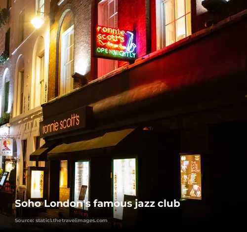 Soho London's famous jazz club