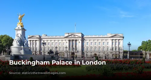 Buckingham Palace in London