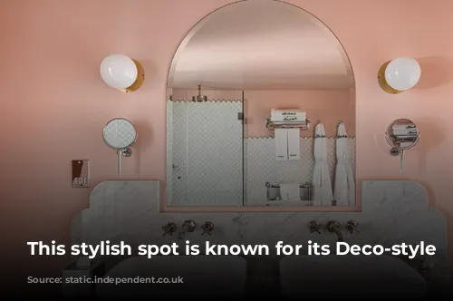 This stylish spot is known for its Deco-style