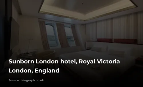 Sunborn London hotel, Royal Victoria Dock, London, England