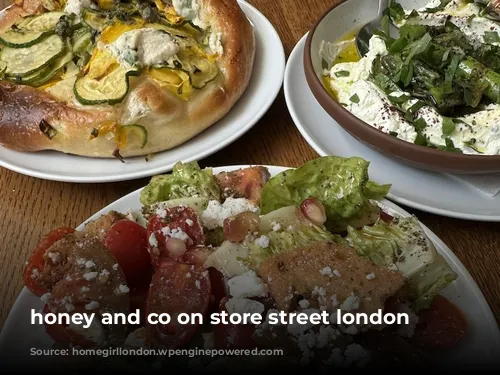 honey and co on store street london wc1