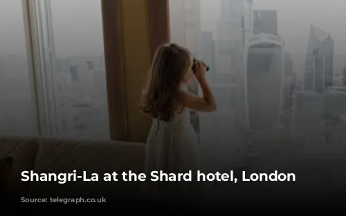 Shangri-La at the Shard hotel, London