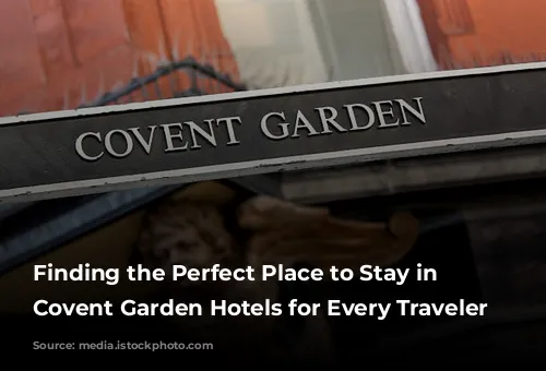 Finding the Perfect Place to Stay in London: Covent Garden Hotels for Every Traveler