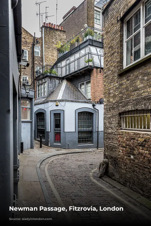 Newman Passage, Fitzrovia, London