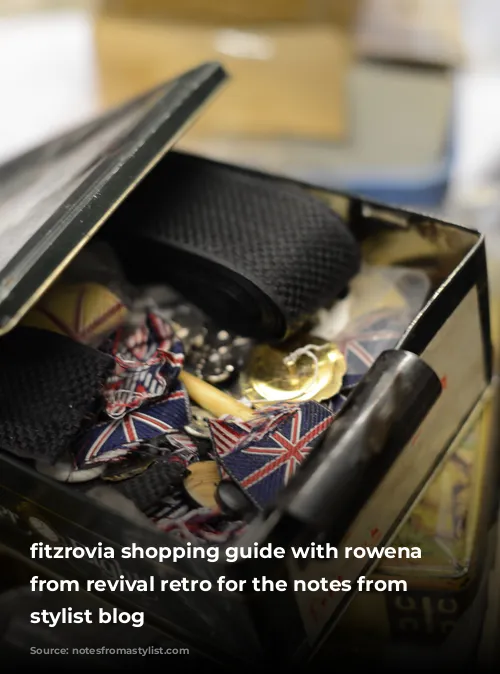 fitzrovia shopping guide with rowena howie from revival retro for the notes from a stylist blog