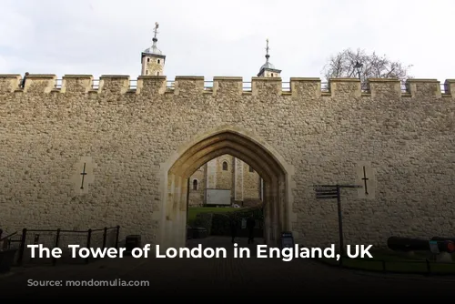 The Tower of London in England, UK