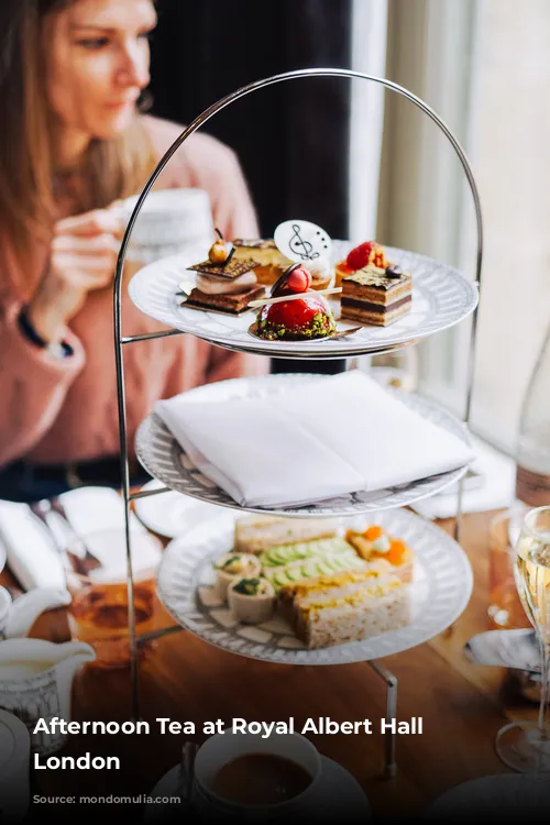 Afternoon Tea at Royal Albert Hall in London