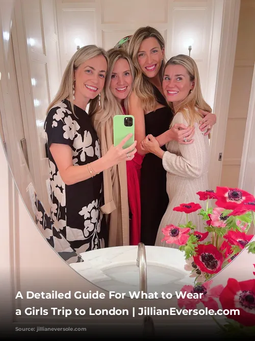 A Detailed Guide For What to Wear on a Girls Trip to London | JillianEversole.com