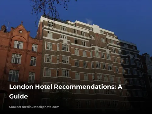 London Hotel Recommendations: A Budget-Friendly Guide