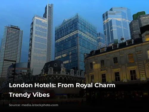 London Hotels: From Royal Charm to Trendy Vibes