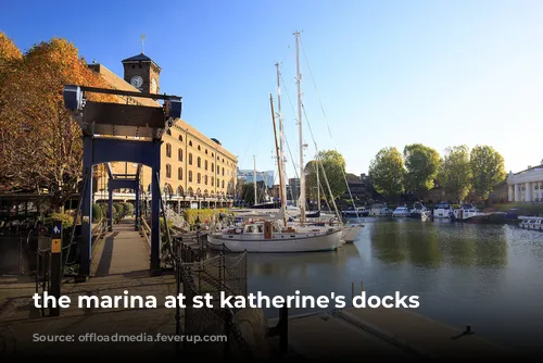 the marina at st katherine's docks