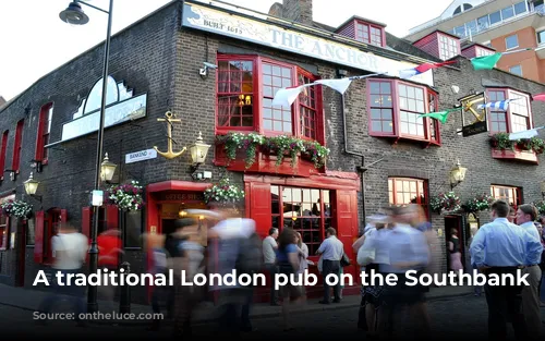 A traditional London pub on the Southbank