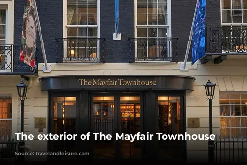 The exterior of The Mayfair Townhouse