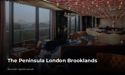 The Peninsula London Brooklands Bar