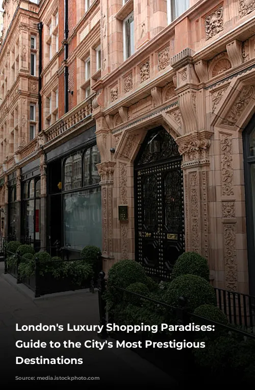 London's Luxury Shopping Paradises: A Guide to the City's Most Prestigious Retail Destinations