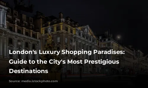 London's Luxury Shopping Paradises: A Guide to the City's Most Prestigious Retail Destinations