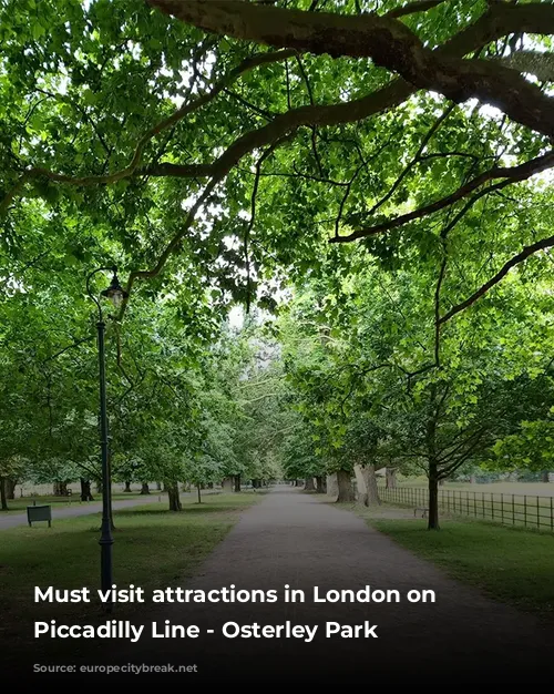 Must visit attractions in London on the Piccadilly Line - Osterley Park