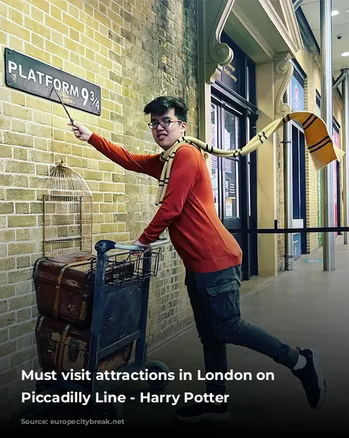 Must visit attractions in London on the Piccadilly Line - Harry Potter