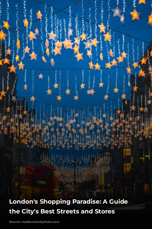 London's Shopping Paradise: A Guide to the City's Best Streets and Stores