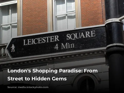 London's Shopping Paradise: From High Street to Hidden Gems