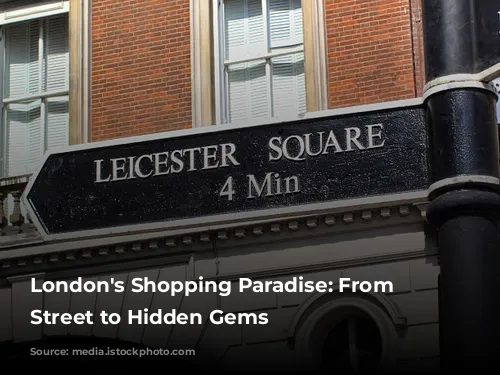 London's Shopping Paradise: From High Street to Hidden Gems