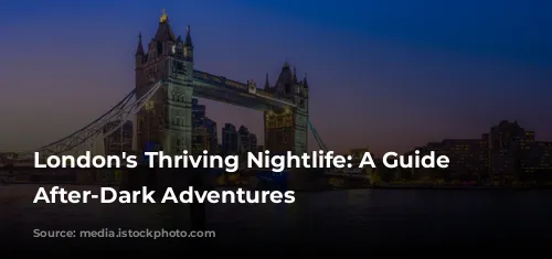 London's Thriving Nightlife: A Guide to After-Dark Adventures