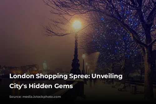 London Shopping Spree: Unveiling the City's Hidden Gems