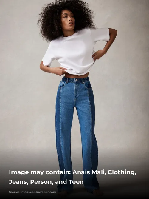 Image may contain: Anais Mali, Clothing, Pants, Jeans, Person, and Teen